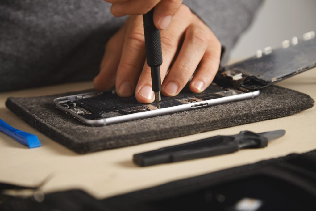 Handy-Reparatur-Haar